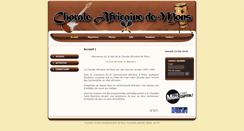 Desktop Screenshot of chorale-africaine.com
